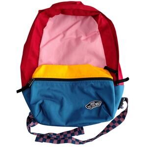 Vans Colorful Colorblock Backpack Bookbag